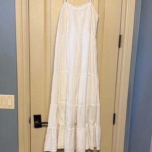 Knox Rose White Tiered Maxi Dress